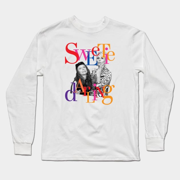 Eddie & Patsy are the Best, Sweetie Darling! Long Sleeve T-Shirt by Xanaduriffic